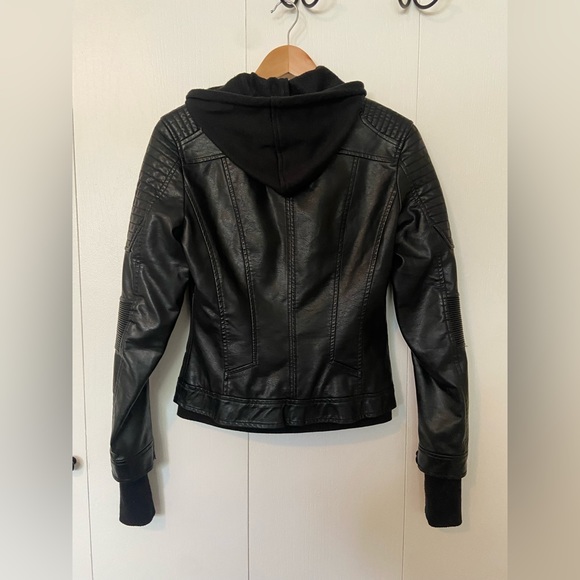 Vegan Leather Jacket - Picture 2 of 3
